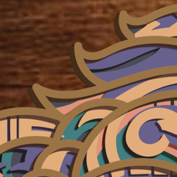 Intra απο ξύλο plywood Χρώμα wenge 3mm-4mm πάχος - Gorila Multilayer / File/3D Δίασταση 30x20 cm INTRAFABR-119248085 - Image 8