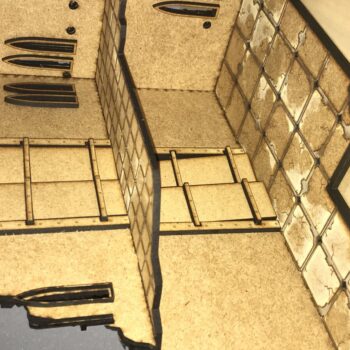 Intra απο ξύλο plywood Χρώμα wenge 3mm-4mm πάχος - Ερείπια Γοτθικού ναού ΜΕΡΟΣ 1 ΕΙΣΟΔΟΣ Δίασταση 130x230 cm INTRAFABR-119867687 - Image 5