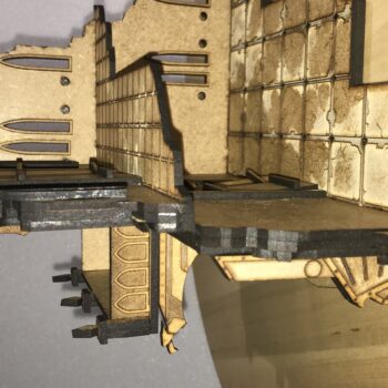 Intra απο ξύλο plywood Χρώμα wenge 3mm-4mm πάχος - Ερείπια Γοτθικού ναού ΜΕΡΟΣ 1 ΕΙΣΟΔΟΣ Δίασταση 130x230 cm INTRAFABR-119867687 - Image 6