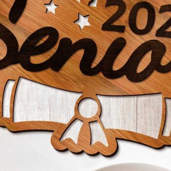 Intra απο ξύλο plywood Χρώμα wenge 3mm-4mm πάχος - Graduating 2024 Set, Multilayer Template Δίασταση 10x10 cm INTRAFABR-95732282 - Image 7