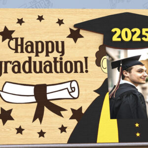 Intra απο ξύλο plywood  Χρώμα wenge 3mm-4mm πάχος - Εξώφυλλο άλμπουμ αποφοίτησης | Βιβλίο επισκεπτών Grad Δίασταση 20x20 cm INTRAFABR-95670299