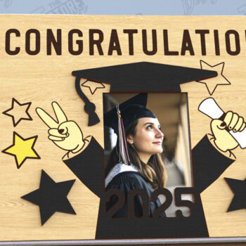 Intra απο ξύλο plywood Χρώμα wenge 3mm-4mm πάχος - Εξώφυλλο άλμπουμ αποφοίτησης | Βιβλίο επισκεπτών Grad Δίασταση 20x20 cm INTRAFABR-95894810 - Image 1