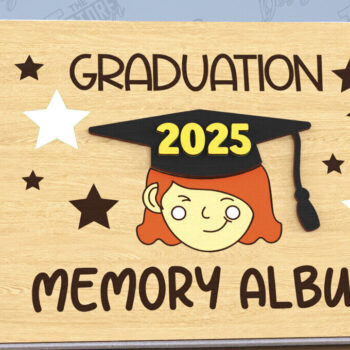 Intra απο ξύλο plywood Χρώμα wenge 3mm-4mm πάχος - Εξώφυλλο άλμπουμ αποφοίτησης | Βιβλίο επισκεπτών Grad Δίασταση 20x20 cm INTRAFABR-118501446 - Image 1