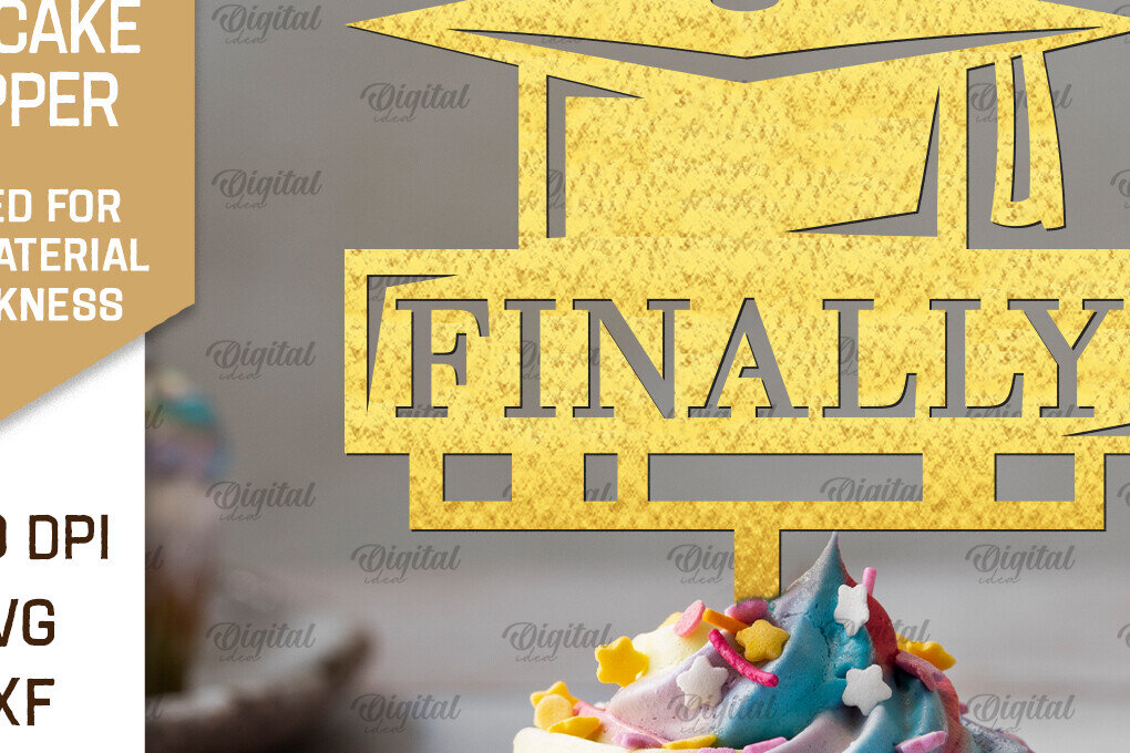 Intra απο ξύλο plywood  Χρώμα wenge 3mm-4mm πάχος - Κοπή Laser Topper Topper Graduation Cake Δίασταση 30x20 cm INTRAFABR-93159314