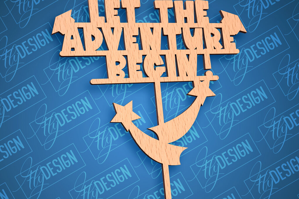 Intra απο ξύλο plywood  Χρώμα wenge 3mm-4mm πάχος - Αποφοίτηση Topper Cake | CNC Δίασταση 30x20 cm INTRAFABR-93162983