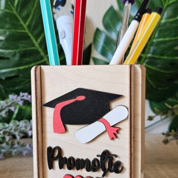 Intra απο ξύλο plywood  Χρώμα wenge 3mm-4mm πάχος - Στήριγμα Μαρκαδόρου Αποφοίτησης | Δάσκαλος Δίασταση 4x4 cm INTRAFABR-93549679 - Image 3