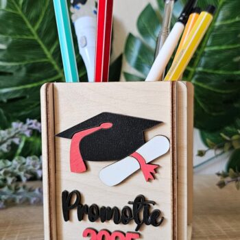 Intra απο ξύλο plywood  Χρώμα wenge 3mm-4mm πάχος - Στήριγμα Μαρκαδόρου Αποφοίτησης | Δάσκαλος Δίασταση 4x4 cm INTRAFABR-93549679 - Image 6