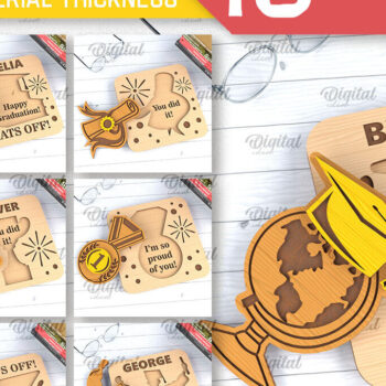 Intra απο ξύλο plywood Χρώμα wenge 3mm-4mm πάχος - Κάρτες αποφοίτησης Πακέτο κοπής με λέιζερ Δίασταση 30x20 cm INTRAFABR-93549761 - Image 1