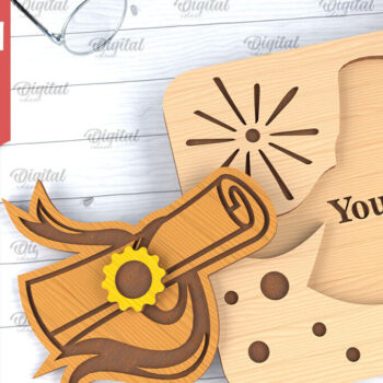 Intra απο ξύλο plywood Χρώμα wenge 3mm-4mm πάχος - Κάρτες αποφοίτησης Πακέτο κοπής με λέιζερ Δίασταση 30x20 cm INTRAFABR-93549761 - Image 11