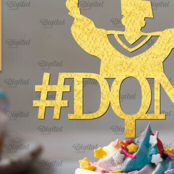 Intra απο ξύλο plywood  Χρώμα wenge 3mm-4mm πάχος - Πακέτο λέιζερ Graduation Cupcake Toppers Δίασταση 30x20 cm INTRAFABR-90744287 - Image 11