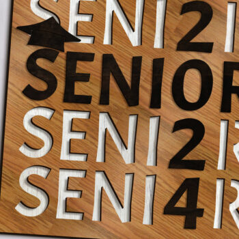 Intra απο ξύλο plywood Χρώμα wenge 3mm-4mm πάχος - Διακοσμητικό κοπής με λέιζερ αποφοίτησης Δίασταση 10x10 cm INTRAFABR-118490620 - Image 1