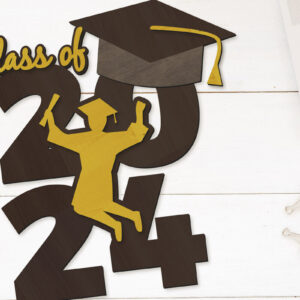 Intra απο ξύλο plywood  Χρώμα wenge 3mm-4mm πάχος - Διακοσμητικό πρότυπο κοπής λέιζερ αποφοίτησης Δίασταση 5x6 cm INTRAFABR-93344542