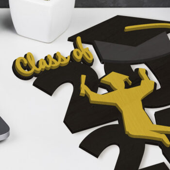 Intra απο ξύλο plywood Χρώμα wenge 3mm-4mm πάχος - Διακοσμητικό πρότυπο κοπής λέιζερ αποφοίτησης Δίασταση 5x6 cm INTRAFABR-93344542 - Image 3