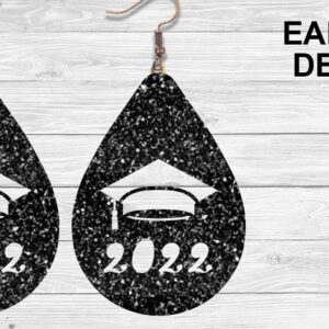 Intra απο ξύλο plywood  Χρώμα wenge 3mm-4mm πάχος - Σκουλαρίκια αποφοίτησης | Τάξη 2022 Δίασταση 3x3 cm INTRAFABR-118298488