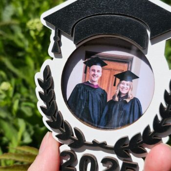 Intra απο ξύλο plywood  Χρώμα wenge 3mm-4mm πάχος - Graduation Frame File 2025 Δίασταση 5x5 cm INTRAFABR-118393004 - Image 5