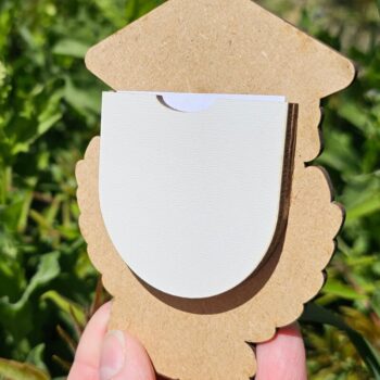 Intra απο ξύλο plywood  Χρώμα wenge 3mm-4mm πάχος - Graduation Frame File 2025 Δίασταση 5x5 cm INTRAFABR-118393004 - Image 6