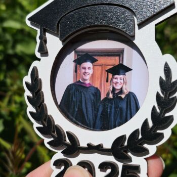 Intra απο ξύλο plywood  Χρώμα wenge 3mm-4mm πάχος - Graduation Frame File 2025 Δίασταση 5x5 cm INTRAFABR-118393004 - Image 7