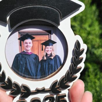 Intra απο ξύλο plywood  Χρώμα wenge 3mm-4mm πάχος - Graduation Frame File 2025 Δίασταση 5x5 cm INTRAFABR-118393004 - Image 9