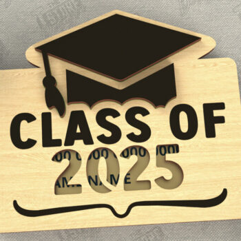 Intra απο ξύλο plywood  Χρώμα wenge 3mm-4mm πάχος - Κάτοχος δωροκάρτας αποφοίτησης | Grad 2025 Δίασταση 10x15 cm INTRAFABR-118474515 - Image 1