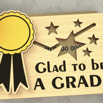 Intra απο ξύλο plywood Χρώμα wenge 3mm-4mm πάχος - Κάτοχος δωροκάρτας αποφοίτησης | Grad 2025 Δίασταση 10x15 cm INTRAFABR-121043572 - Image 1