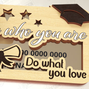 Intra απο ξύλο plywood  Χρώμα wenge 3mm-4mm πάχος - Πακέτο κατόχων δωροκαρτών αποφοίτησης |CNC Δίασταση 10x15 cm INTRAFABR-117573940 - Image 5