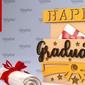 Intra απο ξύλο plywood Χρώμα wenge 3mm-4mm πάχος - Πακέτο κατόχων δωροκάρτας αποφοίτησης Δίασταση 30x20 cm INTRAFABR-117611059 - Image 5