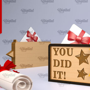 Intra απο ξύλο plywood Χρώμα wenge 3mm-4mm πάχος - Πακέτο κατόχων δωροκάρτας αποφοίτησης Δίασταση 30x20 cm INTRAFABR-117611059 - Image 13