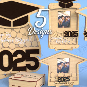 Intra απο ξύλο plywood  Χρώμα wenge 3mm-4mm πάχος - Πακέτο βιβλίου επισκεπτών αποφοίτησης | Grad 2025 Δίασταση 20x20 cm INTRAFABR-114441070