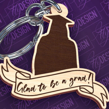 Intra απο ξύλο plywood Χρώμα wenge 3mm-4mm πάχος - Αποφοίτηση Μπρελόκ με λέιζερ | Σχολείο Δίασταση 4x4 cm INTRAFABR-119591853 - Image 8