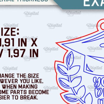 Intra απο ξύλο plywood Χρώμα wenge 3mm-4mm πάχος - Λέιζερ Μπρελόκ Αποφοίτησης. Μπρελόκ Δίασταση 4x4 cm INTRAFABR-95346933 - Image 2