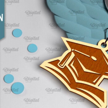 Intra απο ξύλο plywood Χρώμα wenge 3mm-4mm πάχος - Λέιζερ Μπρελόκ Αποφοίτησης. Μπρελόκ Δίασταση 4x4 cm INTRAFABR-118381728 - Image 1