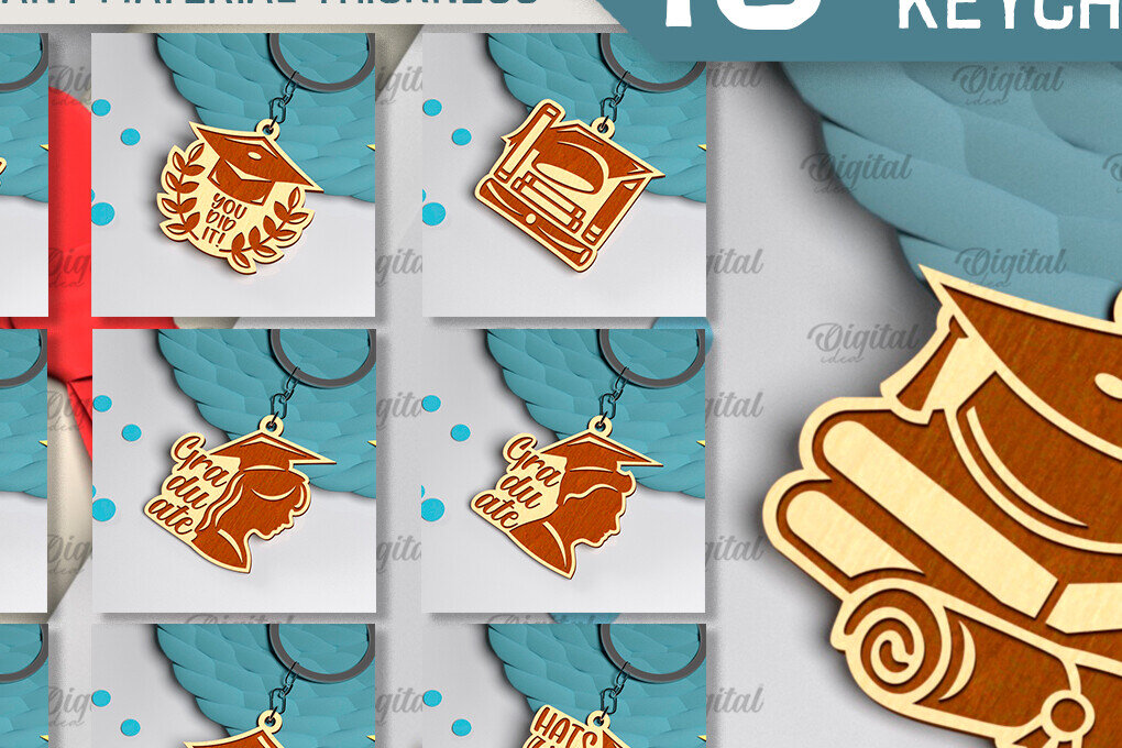 Intra απο ξύλο plywood  Χρώμα wenge 3mm-4mm πάχος - Μπρελόκ αποφοίτησης Δέσμη κοπής με λέιζερ Δίασταση 4x4 cm INTRAFABR-124873204