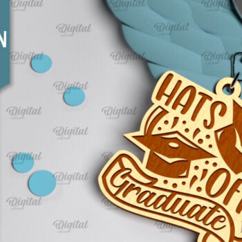 Intra απο ξύλο plywood  Χρώμα wenge 3mm-4mm πάχος - Μπρελόκ αποφοίτησης Δέσμη κοπής με λέιζερ Δίασταση 4x4 cm INTRAFABR-124873204 - Image 4