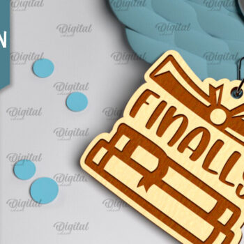 Intra απο ξύλο plywood  Χρώμα wenge 3mm-4mm πάχος - Μπρελόκ αποφοίτησης Δέσμη κοπής με λέιζερ Δίασταση 4x4 cm INTRAFABR-124873204 - Image 6