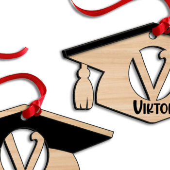 Intra απο ξύλο plywood  Χρώμα wenge 3mm-4mm πάχος - Διακοσμητικό γράμμα V αποκοπής με λέιζερ αποφοίτησης Δίασταση 30x20 cm INTRAFABR-94164947 - Image 2