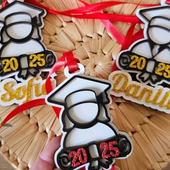 Intra απο ξύλο plywood Χρώμα wenge 3mm-4mm πάχος - αποκοπής με λέιζερ Μετάλλιο Αποφοίτησης Δίασταση 4x4 cm INTRAFABR-116153412 - Image 6