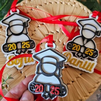 Intra απο ξύλο plywood Χρώμα wenge 3mm-4mm πάχος - αποκοπής με λέιζερ Μετάλλιο Αποφοίτησης Δίασταση 4x4 cm INTRAFABR-116153412 - Image 7