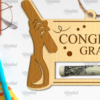 Intra απο ξύλο plywood Χρώμα wenge 3mm-4mm πάχος - Κάρτα αποφοίτησης με λέιζερ Δίασταση 30x20 cm INTRAFABR-94751237 - Image 8