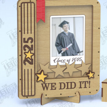 Intra απο ξύλο plywood Χρώμα wenge 3mm-4mm πάχος - Πακέτο Βιβλίων Επισκεπτών Graduation Party | CNC Δίασταση 20x20 cm INTRAFABR-95355458 - Image 3