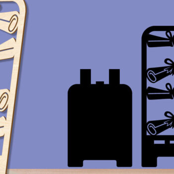 Intra απο ξύλο plywood  Χρώμα wenge 3mm-4mm πάχος - Τηλέφωνο Αποφοίτησης | Αποφοίτηση Δίασταση 5x7 cm INTRAFABR-95355470 - Image 1