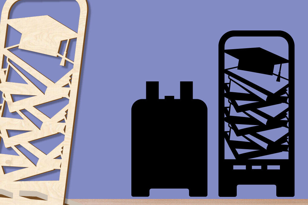 Intra απο ξύλο plywood  Χρώμα wenge 3mm-4mm πάχος - Τηλέφωνο Αποφοίτησης | Αποφοίτηση Δίασταση 5x7 cm INTRAFABR-95355475