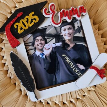 Intra απο ξύλο plywood  Χρώμα wenge 3mm-4mm πάχος - Κορνίζα αποφοίτησης Απο Δίασταση 7x7 cm INTRAFABR-119208362 - Image 3