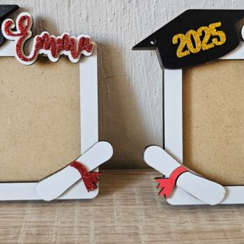 Intra απο ξύλο plywood  Χρώμα wenge 3mm-4mm πάχος - Κορνίζα αποφοίτησης Απο Δίασταση 7x7 cm INTRAFABR-119208362 - Image 6