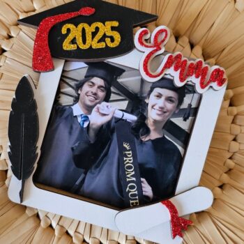 Intra απο ξύλο plywood  Χρώμα wenge 3mm-4mm πάχος - Κορνίζα αποφοίτησης Απο Δίασταση 7x7 cm INTRAFABR-119208362 - Image 8