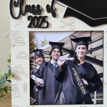 Intra απο ξύλο plywood  Χρώμα wenge 3mm-4mm πάχος - Κορνίζα αποφοίτησης | Δίασταση 10x10 cm INTRAFABR-120588793 - Image 2