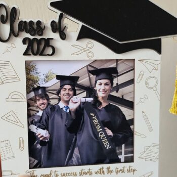 Intra απο ξύλο plywood  Χρώμα wenge 3mm-4mm πάχος - Κορνίζα αποφοίτησης | Δίασταση 10x10 cm INTRAFABR-120588793 - Image 5