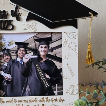 Intra απο ξύλο plywood  Χρώμα wenge 3mm-4mm πάχος - Κορνίζα αποφοίτησης | Δίασταση 10x10 cm INTRAFABR-120588793 - Image 6