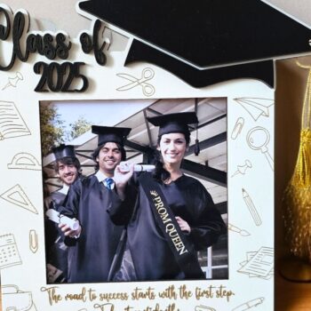 Intra απο ξύλο plywood  Χρώμα wenge 3mm-4mm πάχος - Κορνίζα αποφοίτησης | Δίασταση 10x10 cm INTRAFABR-120588793 - Image 8