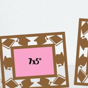 Intra απο ξύλο plywood  Χρώμα wenge 3mm-4mm πάχος - Αποφοίτηση Κορνίζες φωτογραφιών κομμένα αρχεία Δίασταση 5x7 cm INTRAFABR-107202722