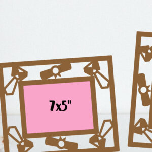 Intra απο ξύλο plywood  Χρώμα wenge 3mm-4mm πάχος - Αποφοίτηση Κορνίζες φωτογραφιών κομμένα αρχεία Δίασταση 5x7 cm INTRAFABR-107204055